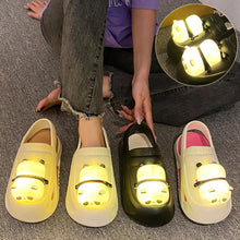 Cute Slipper With Panda Lamp Summer Sandales Femme Light