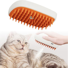 USB Rechargeable Pets Grooming Steam Brush Spray Massage Comb