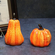 Halloween Pumpkin Lantern  LED Candle Lamp Resin Luminous