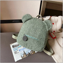 Women's & Children Travel Shopping Cute Bear Shaped Shoulder Backpack