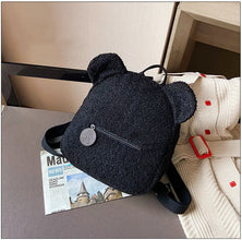 Women's & Children Travel Shopping Cute Bear Shaped Shoulder Backpack