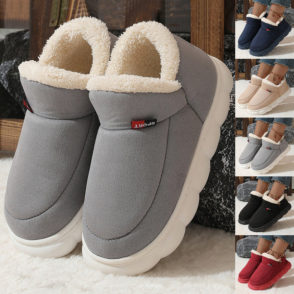 Winter Plush Cotton  Warm Suede House Shoes