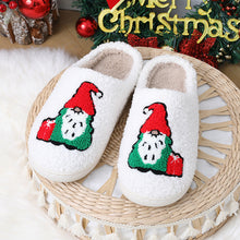 Cute Cartoon Santa Claus Home Slippers Warm Shoes