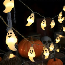 Halloween Lighting Chain Pumpkin Ghost Bat Modeling Lamp