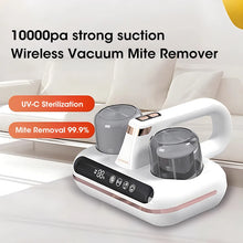 Vacuum Mite Remover Cordless Handheld Cleaner Powerful Suction For Cleaning Bed