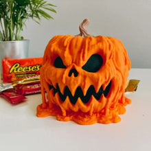 Melting Halloween Pumpkin Candy Bowl With Lid Reusable Candy Dish