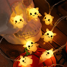 Halloween Lighting Chain Pumpkin Ghost Bat Modeling Lamp