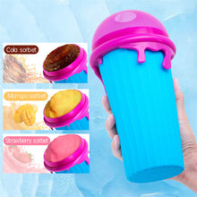 Slushy Cup Summer Juice Water Bottle Quick-Frozen Smoothie Sand Cup