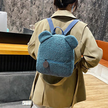 Women's & Children Travel Shopping Cute Bear Shaped Shoulder Backpack