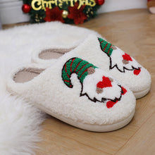 Cute Cartoon Santa Claus Home Slippers Warm Shoes