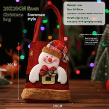 Funny Creative Santa Claus Christmas Candy Gift Tote Bag For Kids