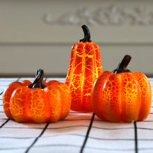 Halloween Pumpkin Lantern  LED Candle Lamp Resin Luminous