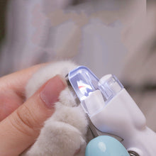 Dog Nail Clippers  LED Electric Nail Grinder Pet Supplies LED Light Pet Nail Clippers