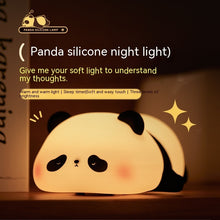 Panda Night Lights For Kids Cute Animal Silicone