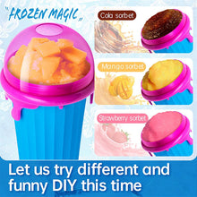 Slushy Cup Summer Juice Water Bottle Quick-Frozen Smoothie Sand Cup