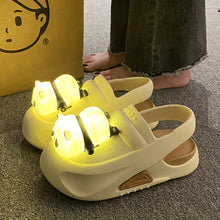 Cute Slipper With Panda Lamp Summer Sandales Femme Light