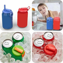 Christmas Sale Alert Multi-Colour Soda Can Lids With Silicone Straws