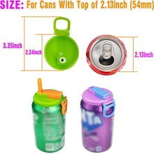 Christmas Sale Alert Multi-Colour Soda Can Lids With Silicone Straws