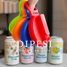 Christmas Sale Alert Multi-Colour Soda Can Lids With Silicone Straws