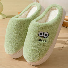 Cute Cartoon Big-eyes Non-slip Slippers For Winter