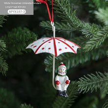 Pendant Creative Nordic Iron Christmas Hot Air Balloon Parachute