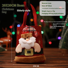 Funny Creative Santa Claus Christmas Candy Gift Tote Bag For Kids