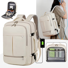 Multiple Pockets And Zippers Versatile Computer  Backpack For Business Travel