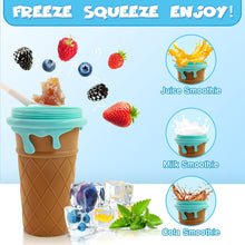 Slushy Cup Summer Juice Water Bottle Quick-Frozen Smoothie Sand Cup