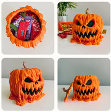 Melting Halloween Pumpkin Candy Bowl With Lid Reusable Candy Dish