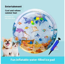 Pet Water Bed Cushion Ice Pad Dog Sleeping Square Mat For Puppy Dogs