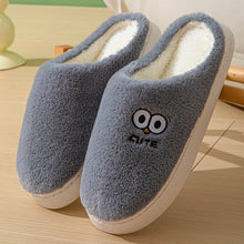 Cute Cartoon Big-eyes Non-slip Slippers For Winter