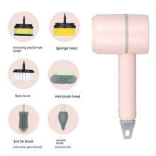 Electric Automatic Wireless USB Rechargeable Cleaning Dishwashing Brush