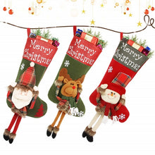 New Year Xmas Big Stockings Set Decorations