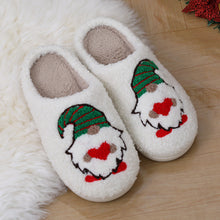 Cute Cartoon Santa Claus Home Slippers Warm Shoes