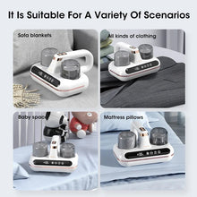 Vacuum Mite Remover Cordless Handheld Cleaner Powerful Suction For Cleaning Bed