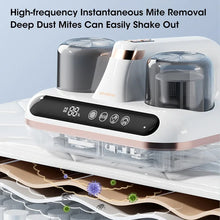 Vacuum Mite Remover Cordless Handheld Cleaner Powerful Suction For Cleaning Bed