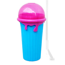 Slushy Cup Summer Juice Water Bottle Quick-Frozen Smoothie Sand Cup