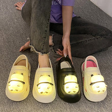 Cute Slipper With Panda Lamp Summer Sandales Femme Light