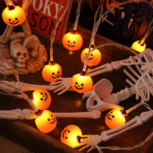 Halloween Lighting Chain Pumpkin Ghost Bat Modeling Lamp