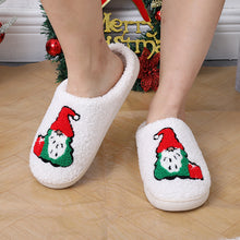 Cute Cartoon Santa Claus Home Slippers Warm Shoes