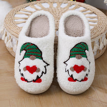 Cute Cartoon Santa Claus Home Slippers Warm Shoes