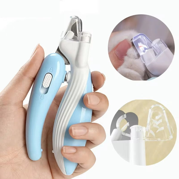 Dog Nail Clippers  LED Electric Nail Grinder Pet Supplies LED Light Pet Nail Clippers