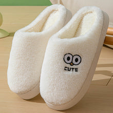 Cute Cartoon Big-eyes Non-slip Slippers For Winter