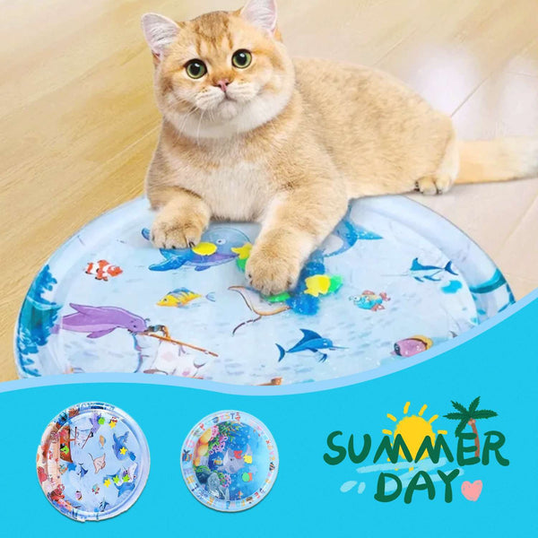 Pet Water Bed Cushion Ice Pad Dog Sleeping Square Mat For Puppy Dogs