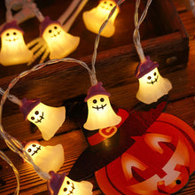 Halloween Lighting Chain Pumpkin Ghost Bat Modeling Lamp